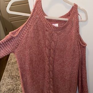 Size M crimson sweater